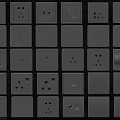 Various Types Of Modern Electrical Switch Panels With Different Designs And Functions For Home Use