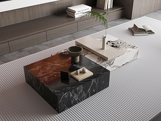 Modern coffee table 3d model