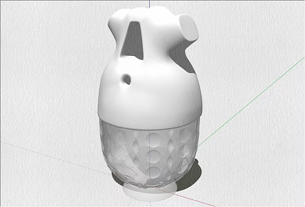 Modern Seasoning Bottle Sugar Jar Seasoning Bottle Transparent Seasoning Kitchen Ornaments 3d model