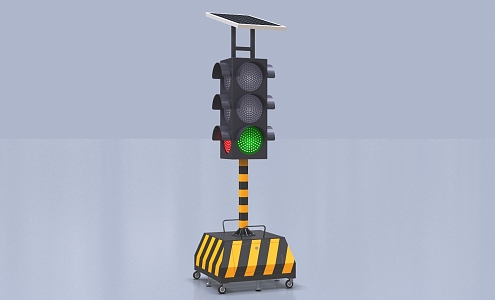 Mobile signal light traffic light traffic light indicator light signal light 3d model