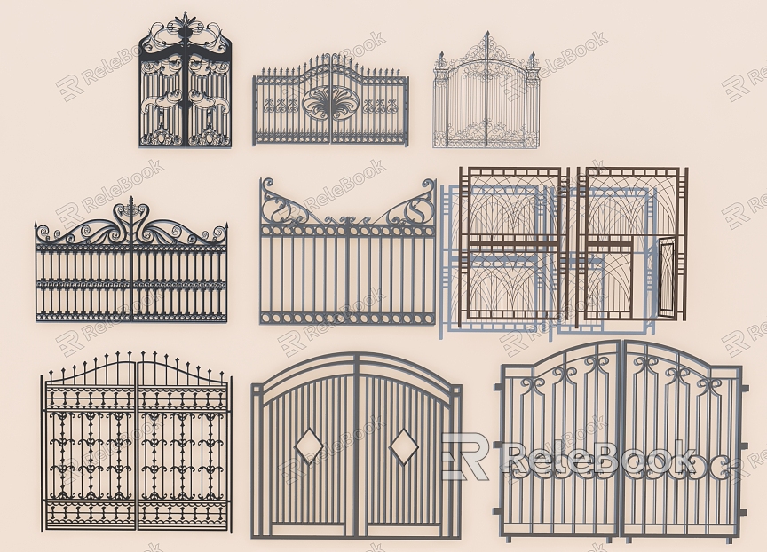 wrought iron gate iron gate school gate gate model