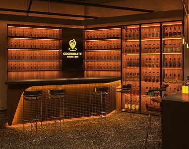 The Modern Bar 3d model