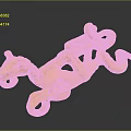 turtle gold turtle openwork carving metal turtle cartoon turtle snapping turtle hawksbill turtle reptile 3d model