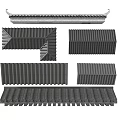 New Chinese Eaves Tile Eaves Combination 3d model