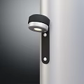 Modern Furniture Mounted Wall Lamp Featuring Black White Finish And Illuminated Glow