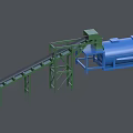 grouting machine conveyor colloid preparation machine pulping machine slag slurry machine 3d model