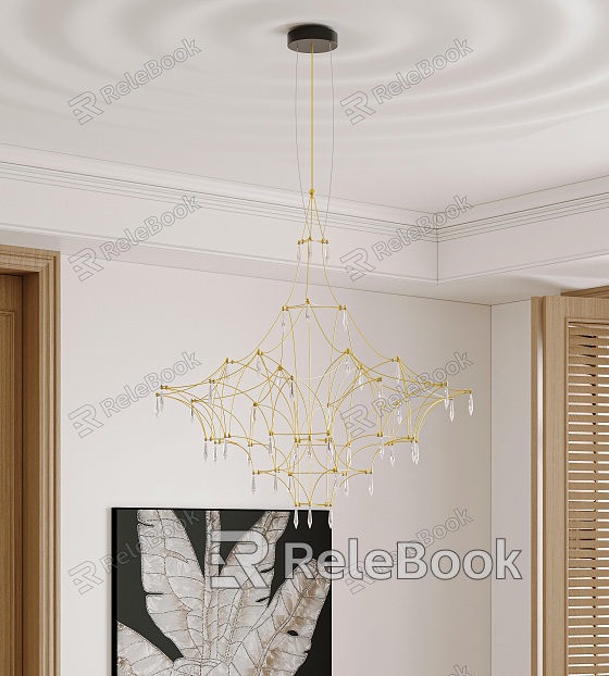 LEUCOS GYPTOPSONG'S STAR CRYSTAL Pendant Lobby Chandelier Restaurant Chandelier model