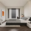 Modern Kids Room Interior Design With Cozy Bed Decorative Art And Soft Rug