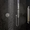Elegant Modern Shower Sauna Design With Glass Enclosure Metal Fixtures And Steam Flow