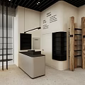 STENDERS Nordic Minimalist Shops 3d model