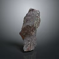 Natural Wood Stone With Brown Red Color And Natural Texture For Decor Material