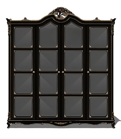 European-style wardrobe large wardrobe 3d model European-style wardrobe large wardrobe 3d model