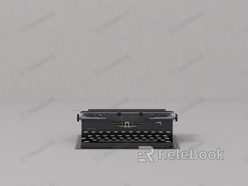 industrial LOFT typewriter nostalgic furniture antique furniture model