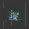 Aerial View Planning Of Industrial Plant With Storage Tanks Pipes And Factory Equipment