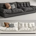 Modern Baxter two-seat sofa 3d model