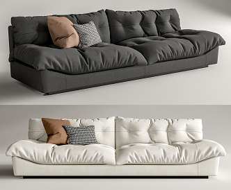 Modern Baxter two-seat sofa 3d model