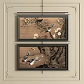 Traditional Chinese Paintings With Birds Flowers And Trees As Wall Decor