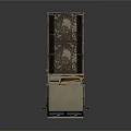 Beige Military Transport Truck With Open Cargo Bed And Large Tires