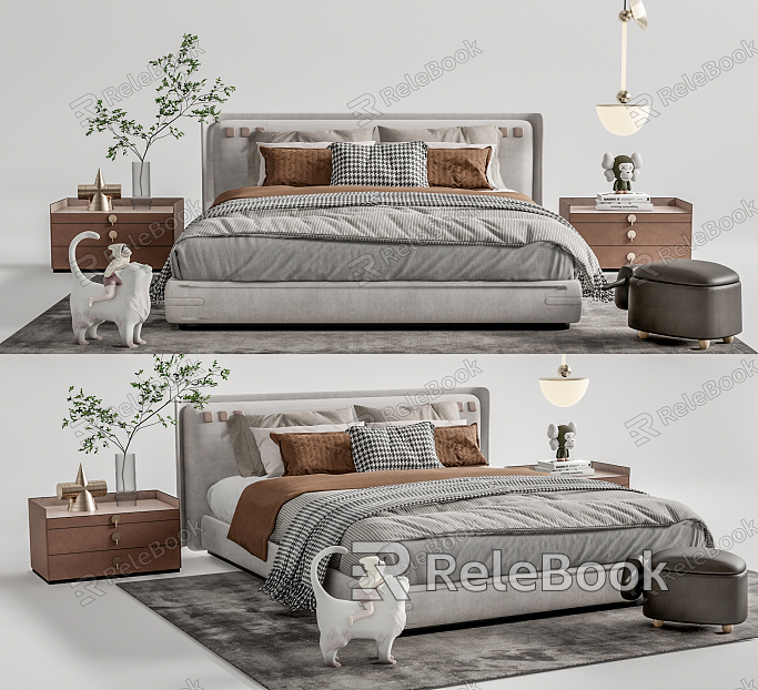 Modern Double Bed model