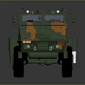 Military Weapon Missile Launch Vehicle With Camouflage Paint And Multi Wheel Structure