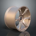 Vossen Gold Car Wheel Rim Automotive Part With Stylish Spoke Design And Shiny Finish