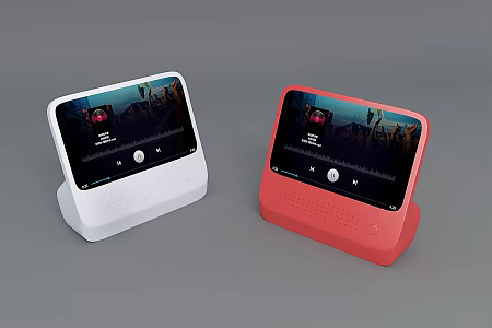 Learning machine tablet computer desk ornaments digital audio player electronic products smart speaker voice learning machine 3d model