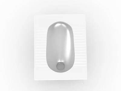 Modern squatting pan 3d model