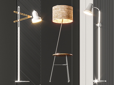 Modern floor lamp 3d model