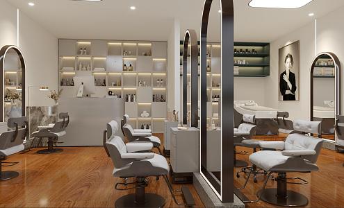 Barber Shop Hair Salon 3d model