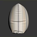 Soft Striped Decorative Pillow With Pastel Gray Pink And White Colors For Home Living