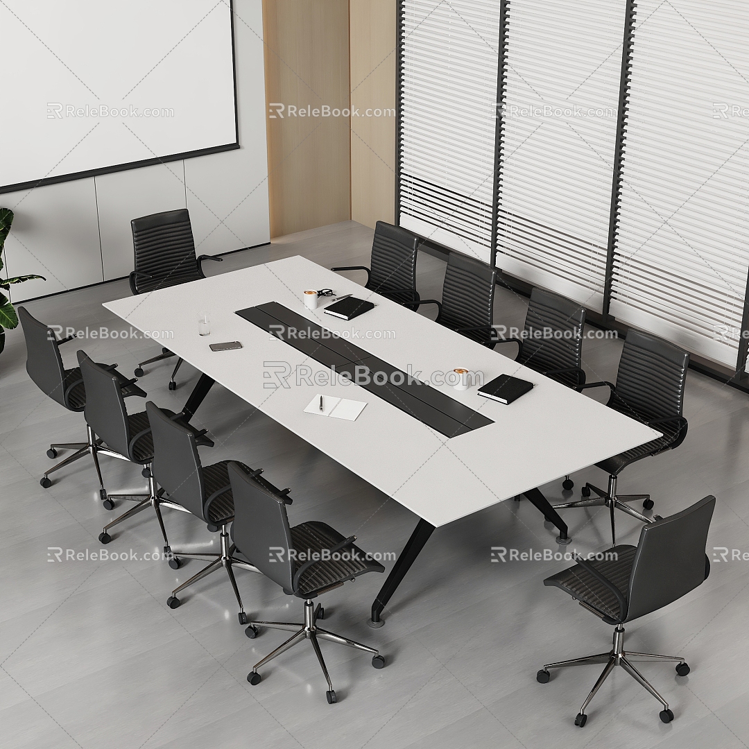 Conference Room Conference Table 3d model