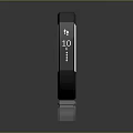 Black Smart Fitness Bracelet With Digital Display For Daily Health And Activity Tracking