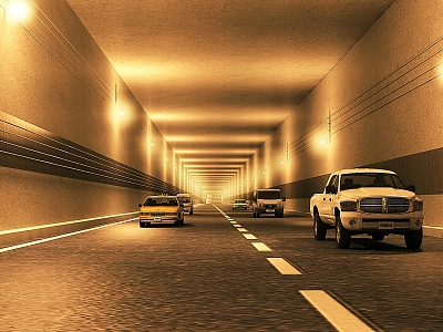 The Modern Tunnel 3d model