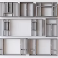 Modern window casement window aluminum alloy window balcony window floor-to-ceiling window bay window sliding window glass window 3d model