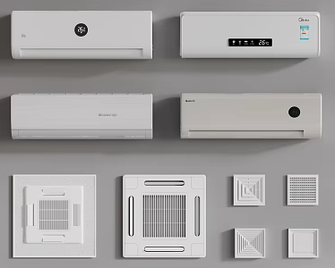 Modern air conditioner wall-mounted air conditioner ceiling air conditioner air conditioner outlet 3d model