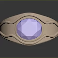 Stylish Gold Ring With Blue Gemstone Fashion Accessory Design For Daily Wear