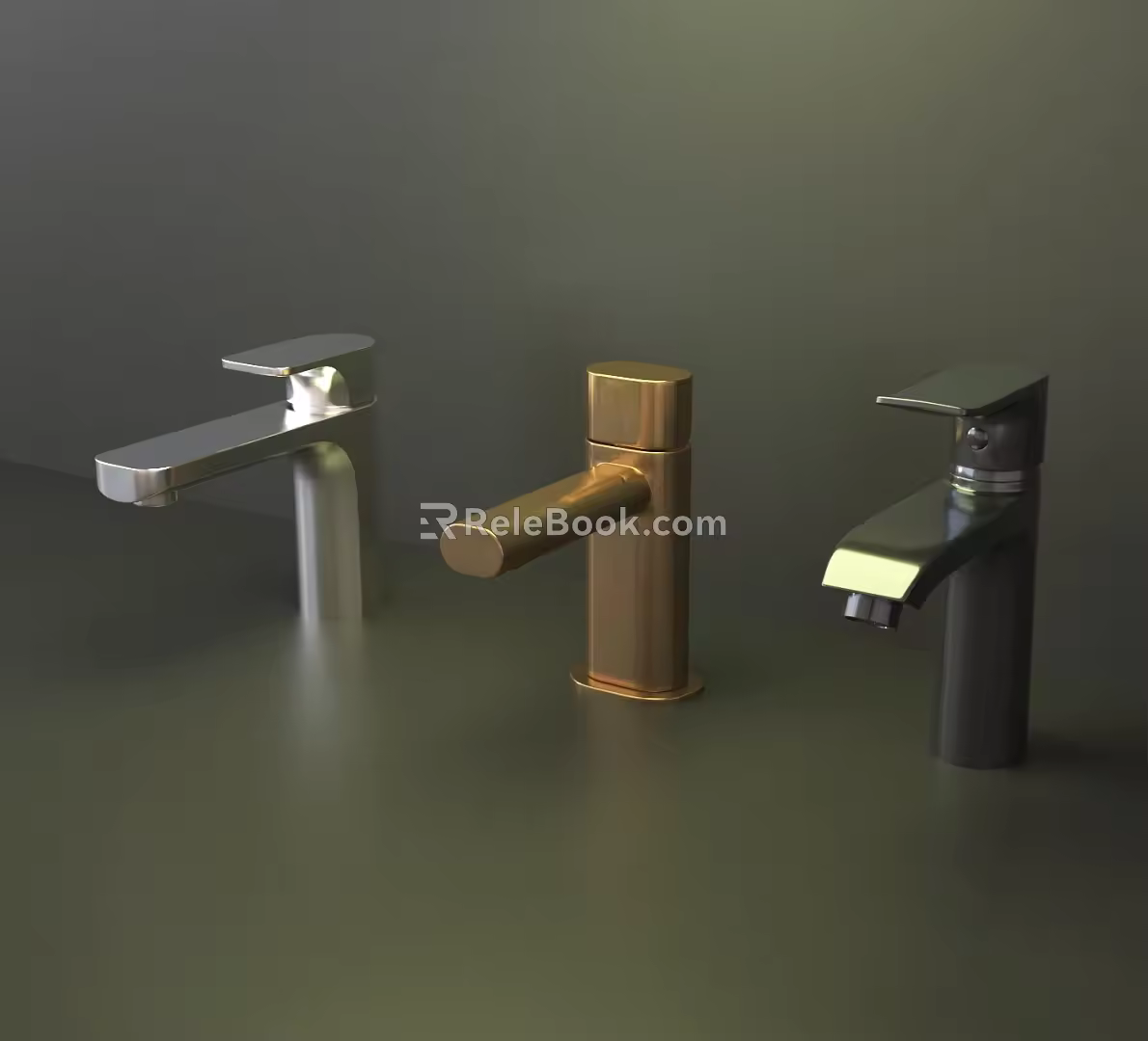 Modern faucet 3d model
