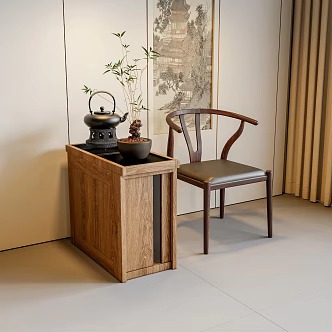 New Chinese Tea Cabinet 3d model