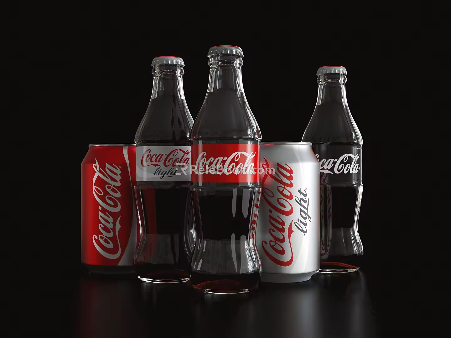 Modern Coca-Cola 3d model