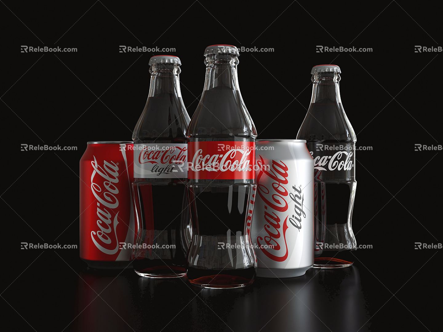 Modern Coca-Cola 3d model