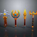Tomahawk Axe Wooden Axe Handle Axe Mountain Axe Chopping Wood Axe Chopping Wood Axe Magic Axe 3d model