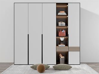 Modern wardrobe 3d model