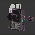 DEWALT DWPV Black Computer Power Module With Interface And Label Components Design