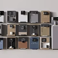 Various Modern Daily Use Home Appliances With Diverse Colors And Compact Designs