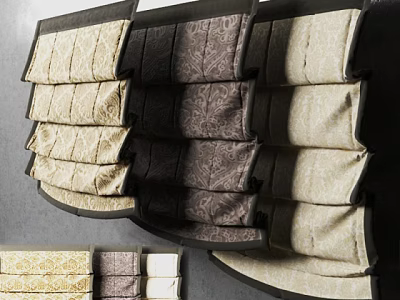 Roman Curtain 3d model