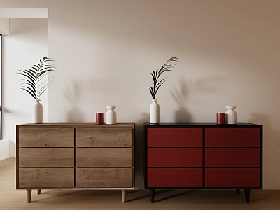 modern bucket cabinet 3d model