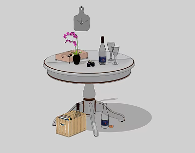 Jane Europe round a few decorative ornaments 3d model Jane Europe round a few decorative ornaments 3d model