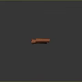 Brown Wooden Stone Cylinders with Natural Wood Grain in Different Arrangements on Dark Surface