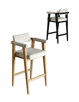 Modern Bar Chair 3d model