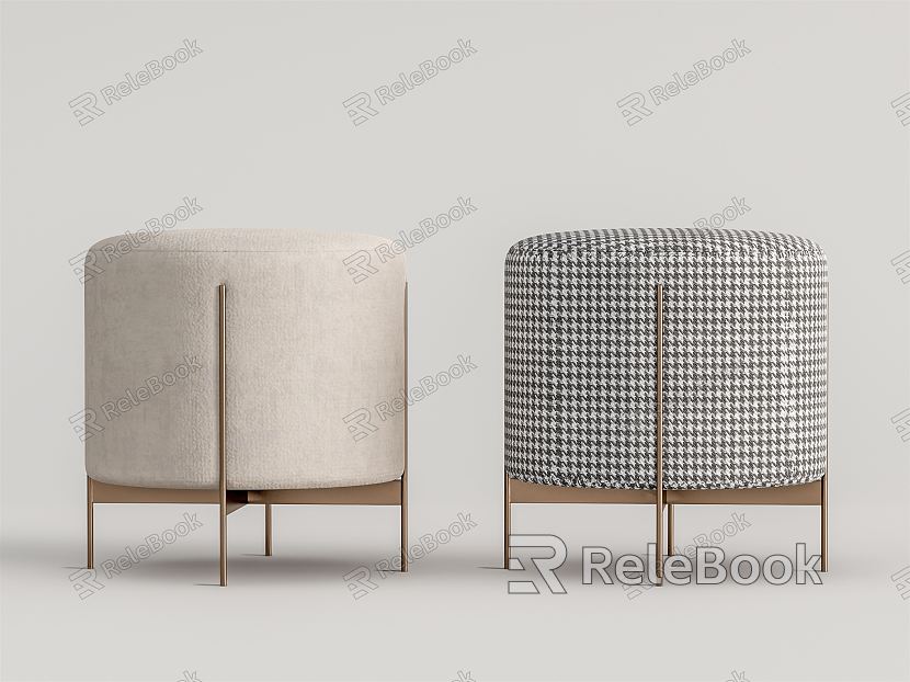 Modern Sofa Stool Low Stool Pier model